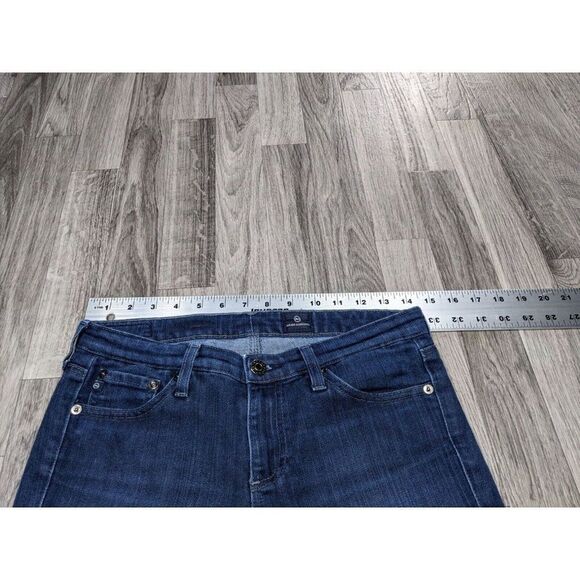 Adriano Goldschmied Womens Size 27 R Pockets Embroidered Skinny Denim Blue Jeans - Picture 8 of 12